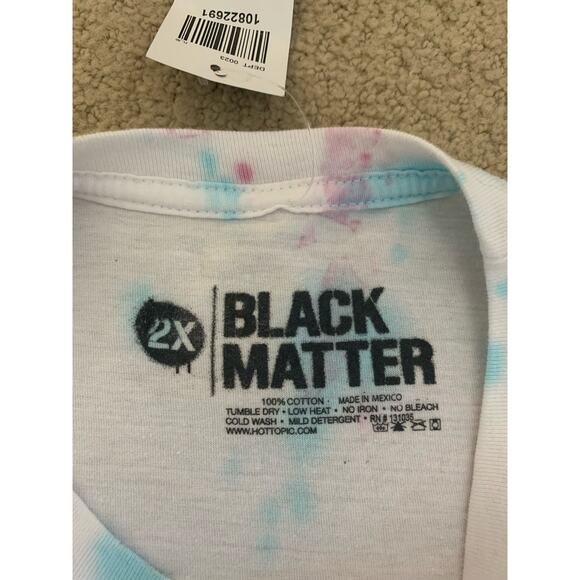 NWT Hot Topic Black Matter Alien Tie Dye Tee - Picture 4 of 7